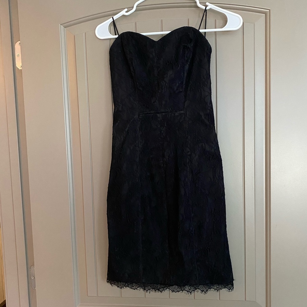 Black Lace Mini Dress